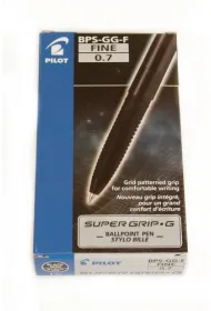 Pilot Dugopis zamykany Super Grip czarny 12 szt.