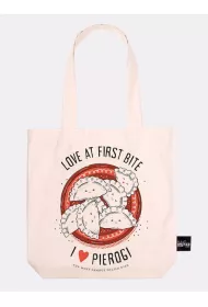 Torba bawe�niania I love pierogi be�owa