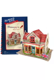Puzzle 3D 34 el. Domki �wiata Wielka Brytania Hardware Shop Cubic Fun