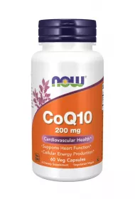 Now Foods Koenzym Q10 200 mg Suplement diety 60 kaps.