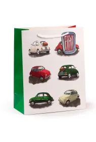 Puckator Torba na prezenty Fiat 500 Retro Repeat L