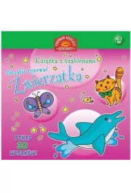 Ksi��ka z szablonami. Potrafi� rysowa�. Zwierz�tka