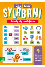 Czytam sylabami i bawi� si� naklejkami. Ciekawe zadania do nauki czytania