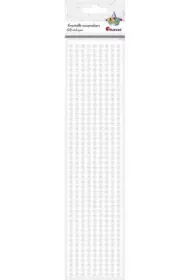 Titanum Kryszta�ki samoprzylepne paski bia�e 9 x 26 cm