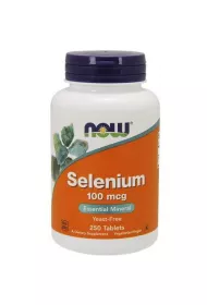 Now Foods Selenium - Selen 100 mcg Suplement diety 250 tab.