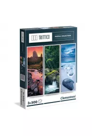 Puzzle 3x500 el. Trittico Nature Clementoni