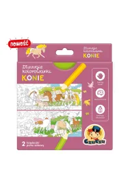 MALOWANKA 180X200 KONIE 2SZT CZUCZU