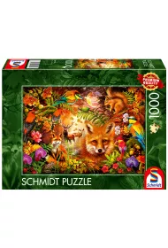 Puzzle 1000 el. PQ Kwiaty, futro i pi�ra Schmidt