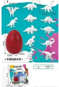 Dinozaur do malowania w jajku