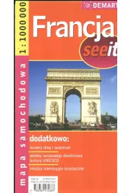 Francja mapa samochodowa 1:1 000 000