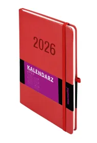 Antra Kalendarz 2026 Memofix B5 TDW czerwony