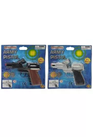 Pistolet metalowy na kapiszony MIX Pisarek