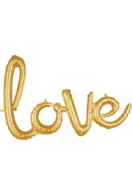 Amscan Balon foliowy Love z�oty