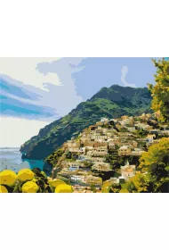 ArtiFly Malowanie po numerach - Wie w zieleni 40x50cm