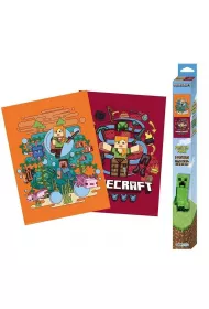 Zestaw 2 Plakatw Chibi Core Minecraft 52 X 38 Cm