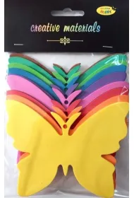 Galeria Hobby Motyle z pianki 11.5x8.5cm