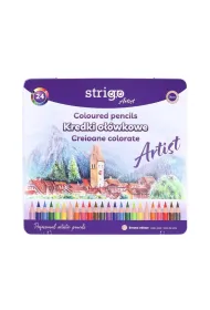 Strigo Kredki o��wkowe okr�g�e Artist 24 kolory