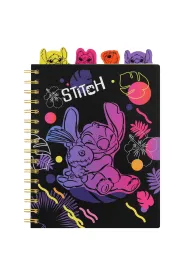CoolPack Ko�obrulion A5 z g��wkami Disney Black Stitch kratka 100 kartek