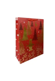 Torebka prezentowa �wi�teczna LUX L (41x30x12cm) mix