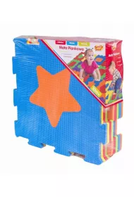 Puzzle piankowe mata  Kszta�ty 32x32 10el.  SMILY PLAY SP84002