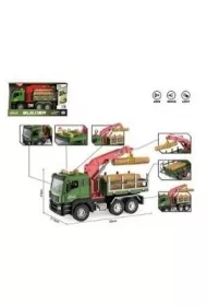 Auto przew�z drewna z d�wigiem 1:10 �wiat�o d�wi�k Madej
