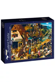 Puzzle 1000 el. Przys�owa, Brueghel 1559 Bluebird Puzzle