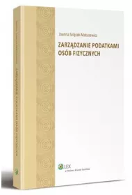 eBook Zarzdzanie podatkami osb fizycznych pdf