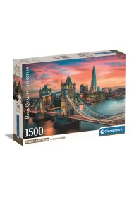 Puzzle 1500 el. Compact London twilight Clementoni