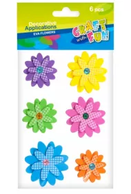 Craft with Fun Ozdoba dekoracyjna samoprzylepna pianka kwiat