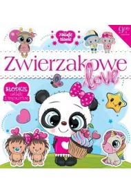 Naklejki iskierki z brokatem. Zwierzakowe Love