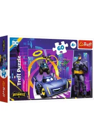 Puzzle 60 el. Batman i jego pojazdy Trefl