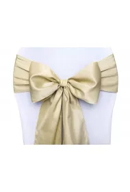 PartyDeco Szarfy na krzes�o z�ote 0,15 x 2,75m 10 szt