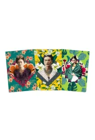 Flame Tree Zestaw 3 notatnik�w MIDI Frida Kahlo