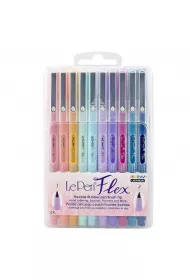 Cienkopisy Le Pen Flex Pastel 10 kolorw