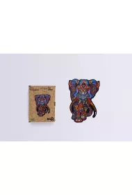 Puzzle drewniane eko 68 el. S�o� indyjski A4 PuzzleOK
