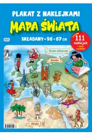 MAPA SWIATA PLAKAT NAKL 96X67 PBH