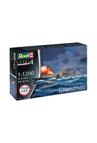 Revell Starter Kit 1:1200 Battleship Gneisenau REV-75181