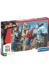 Puzzle 104 elementy Spiderman CLEMENTONI 25012