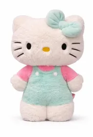 Hello Kitty Fluffy Plusz Zielona 40cm Durabo