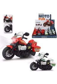 Motocykl policja �wiat�o i d�wi�k MIX Trifox