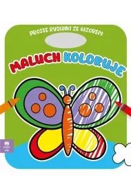 Maluch koloruje. Motyl