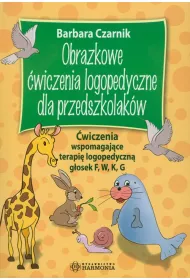 Obrazkowe wiczenia logopedyczne... F, W, K, G