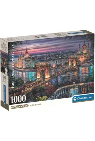 Puzzle 1000el Lights of Danube CLEMENTONI 37113 CLM