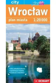 Wroc�aw. Plan miasta Plastik w skali 1:20 000