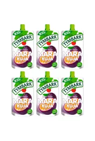Tymbark Mus 100% jabko banan marakuja cytryna Zestaw 6 x 200 g