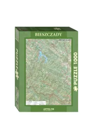 Puzzle 1000 el. Bieszczady mapa turystyczna ArtGlob