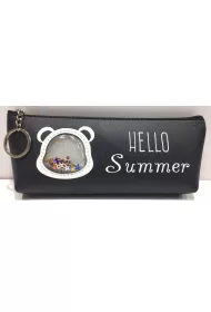 Fresh Pi�rnik saszetka Misiek Hello summer czarny