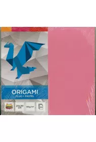 Interdruk Papier do origami Fluo + Pastele 20 x 20 cm 100 kartek