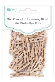Dalprint Klamerki mini drewniane 2,5 cm