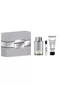 Mont Blanc Zestaw Woda perfumowana Explorer Platinium + Mini + el pod prysznic 2 x 100 ml + 7.5 ml